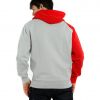 Dainese PADDOCK FULL-ZIP HOODIE pánská mikina šedá/červená vel.XS